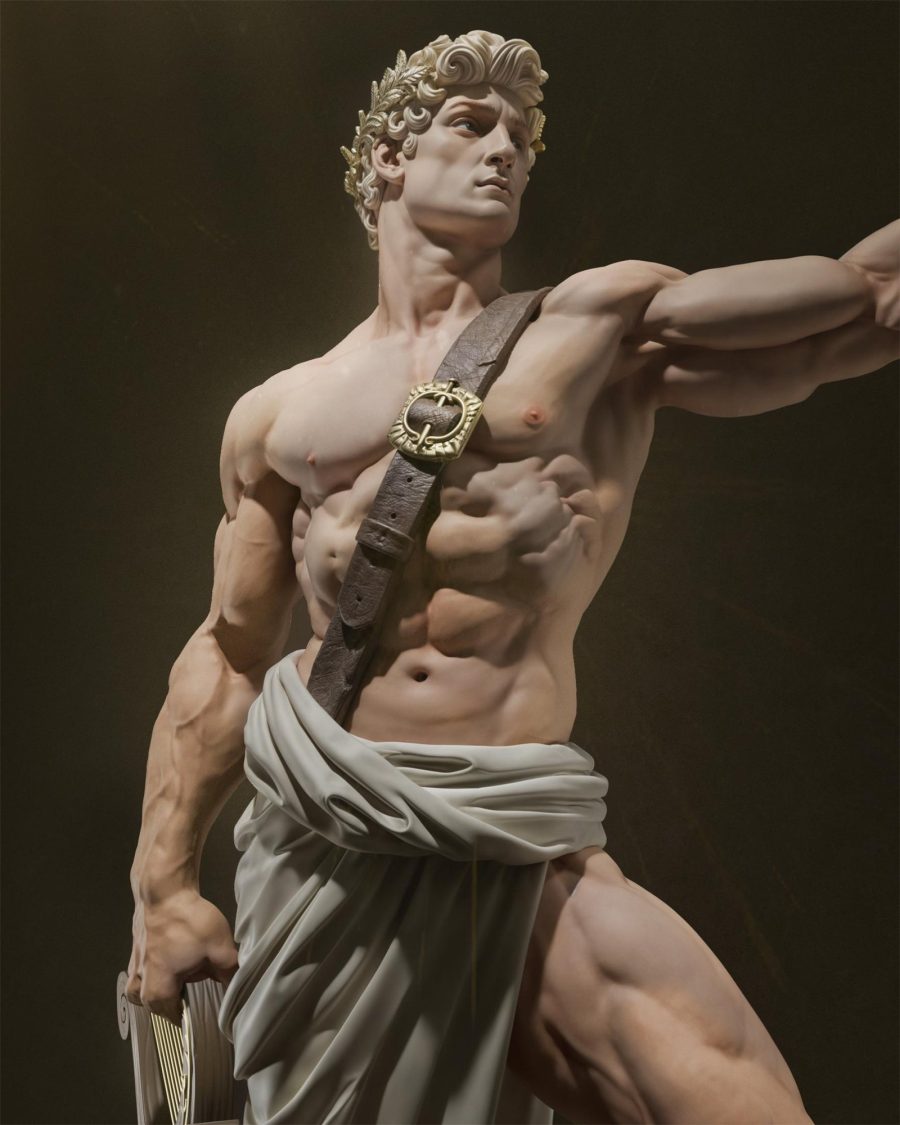 Apollon Figür
