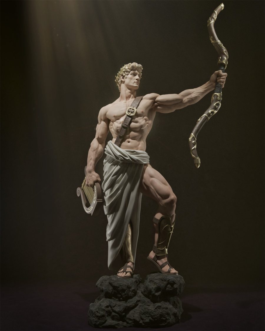 Apollon Figür