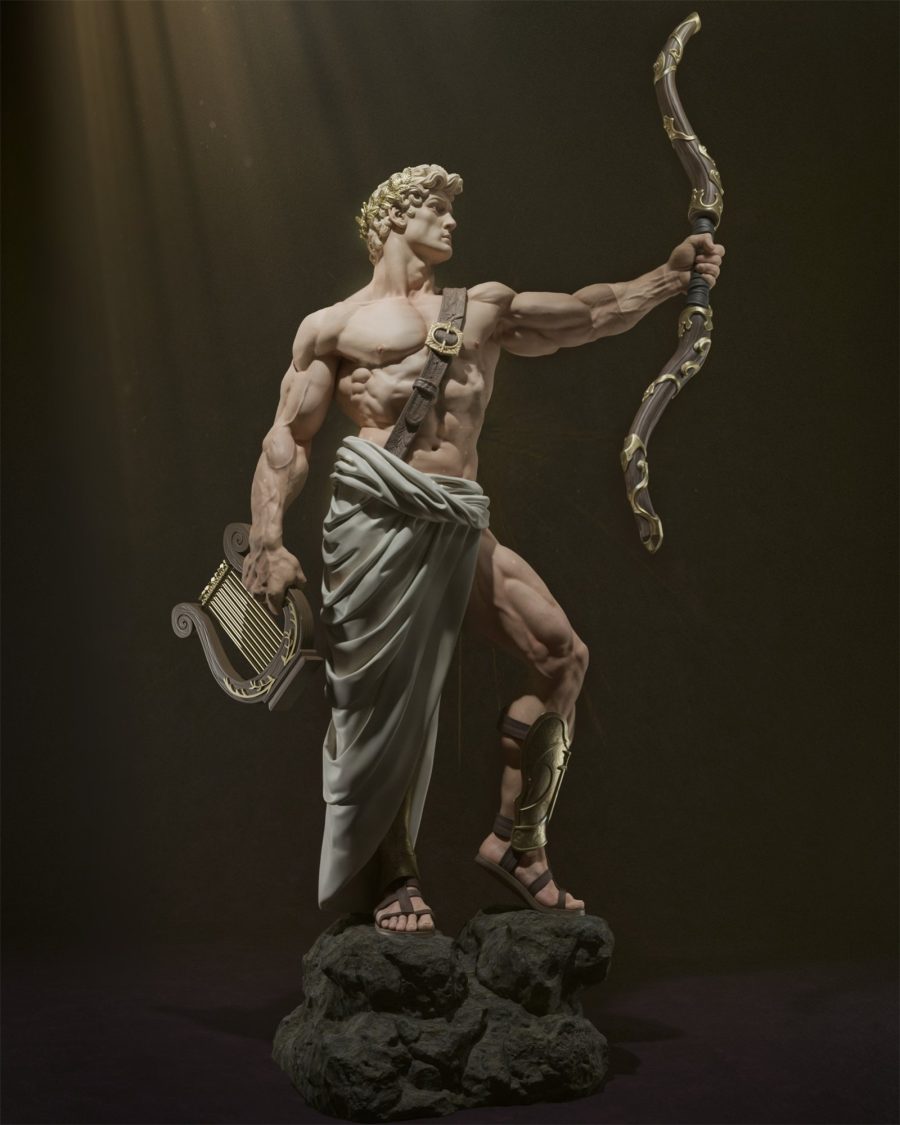 Apollon Figür