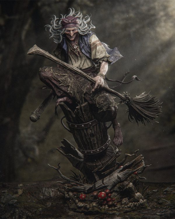 Baba Yaga Figür